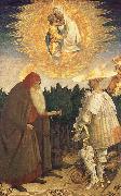 Virgin and child with St. Goran and St Antonius PISANELLO